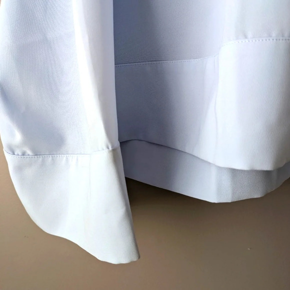 Elizabeth and James blue chiffon long sleeves blouse XXL NWT - Picture 6 of 11